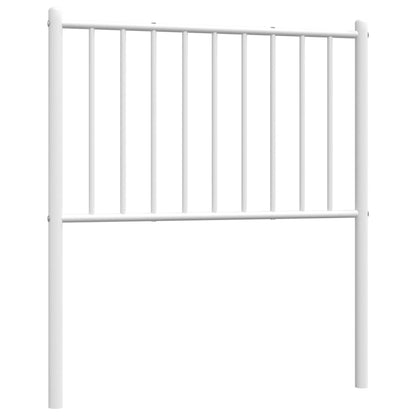 Testiera in Metallo Bianco 80 cm - homemem39