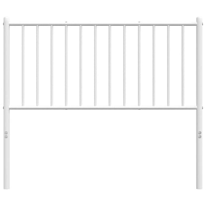 Testiera in Metallo Bianco 100 cm - homemem39