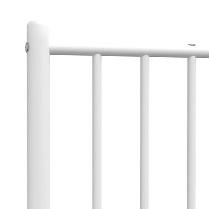 Testiera in Metallo Bianco 107 cm - homemem39