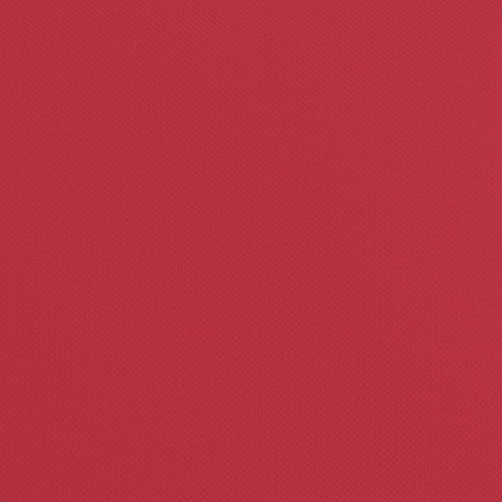 Lettino Prendisole Pieghevole Rosso in Tessuto Oxford e Acciaio - homemem39