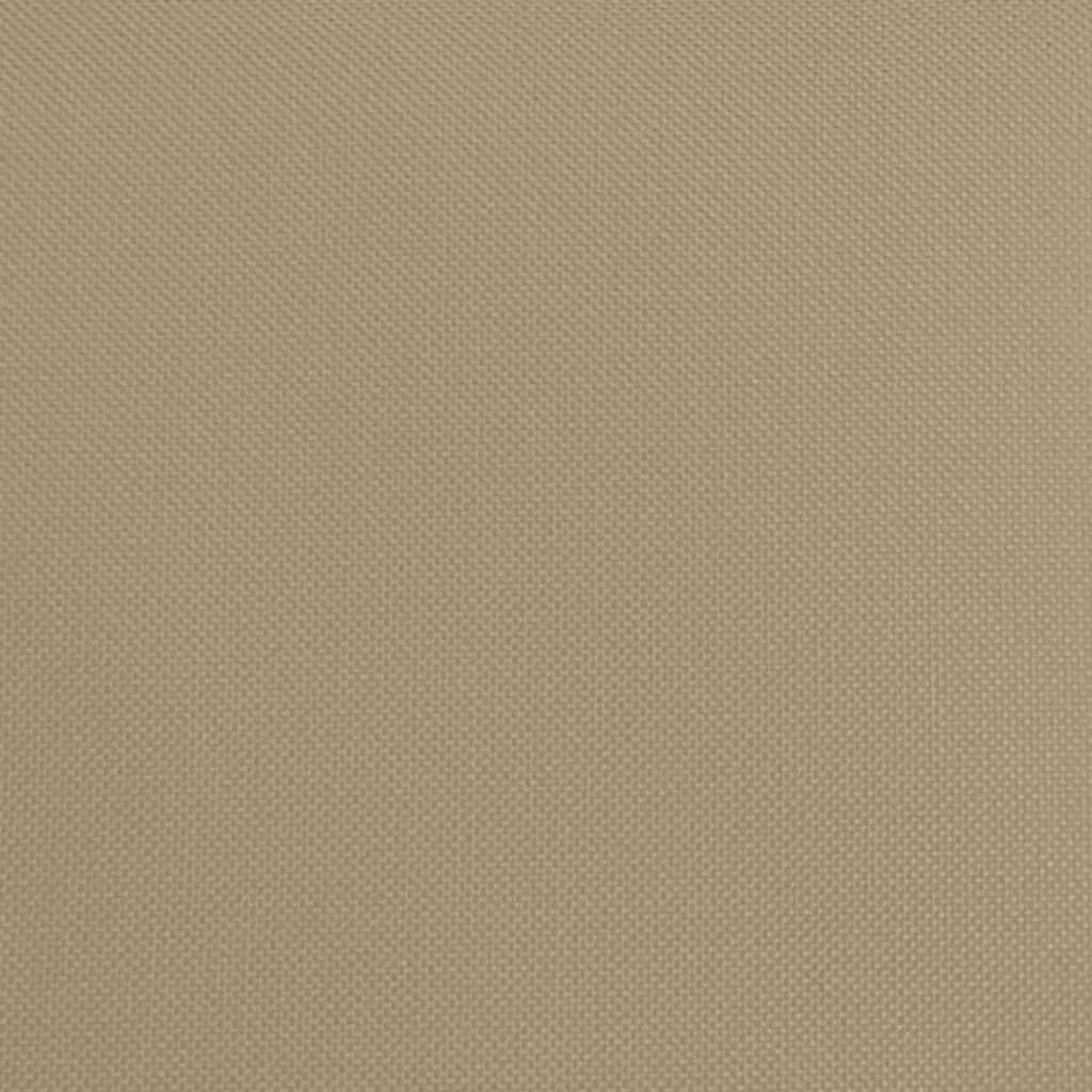 Lettino Prendisole Pieghevole Tortora Tessuto Oxford e Acciaio - homemem39