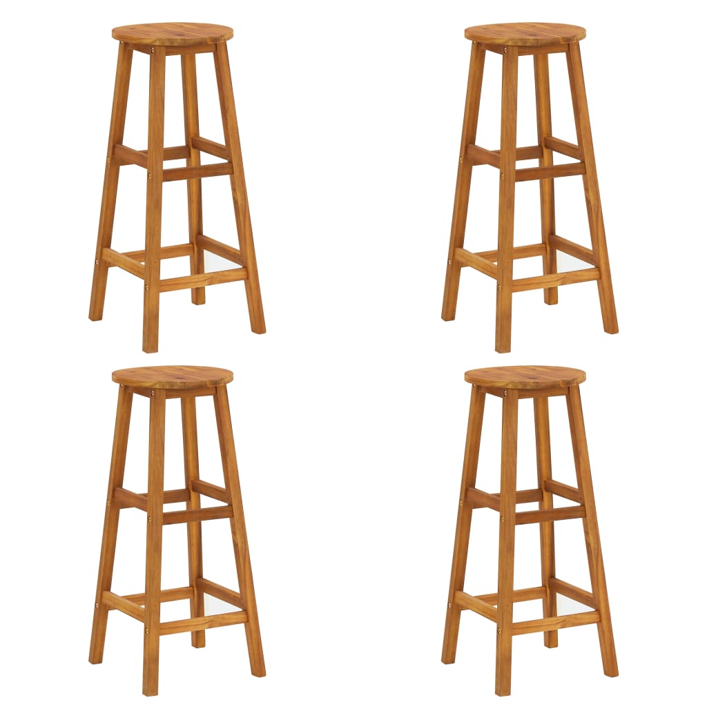 Set da Bar da Giardino 5 pz in Legno Massello di Acacia | homemem39