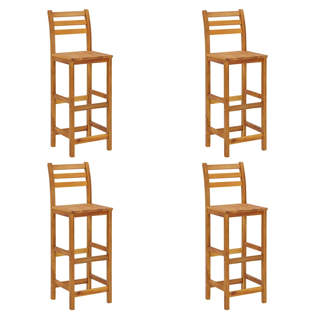 Set da Bar da Giardino 5 pz in Legno Massello di Acacia | homemem39