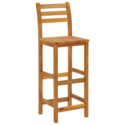 Set da Bar da Giardino 5 pz in Legno Massello di Acacia | homemem39