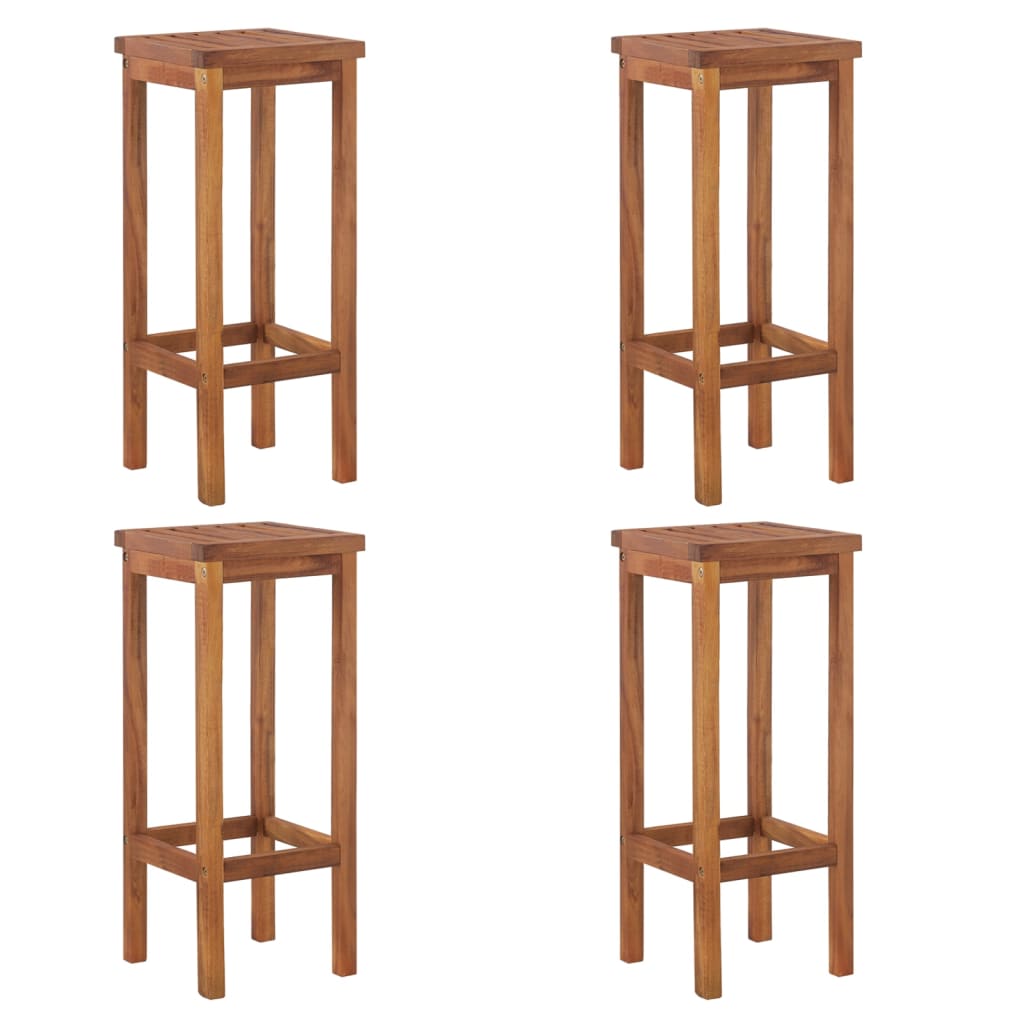 Set da Bar da Giardino 5 pz in Legno Massello di Acacia | homemem39