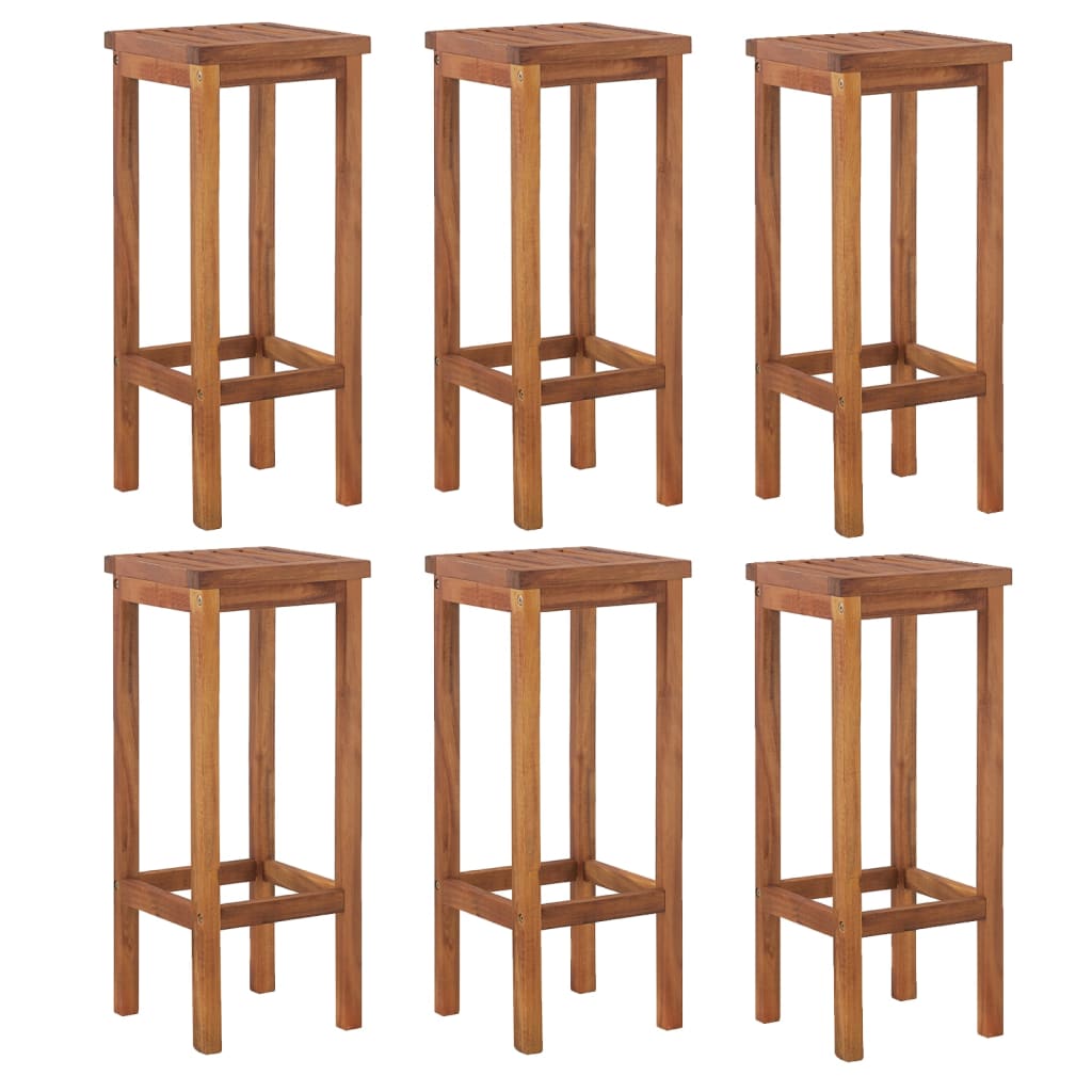 Set da Bar da Giardino 7 pz in Legno Massello di Acacia | homemem39
