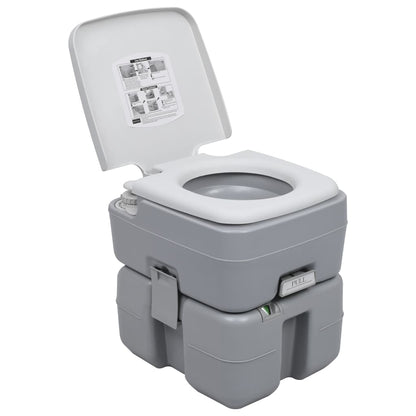 Set Toilette da Campeggio Portatile e Supporto Lavamani - homemem39