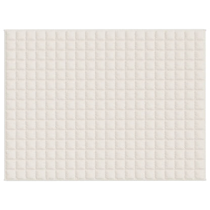 Coperta Ponderata Crema Chiaro 152x203 cm 11 kg Tessuto
