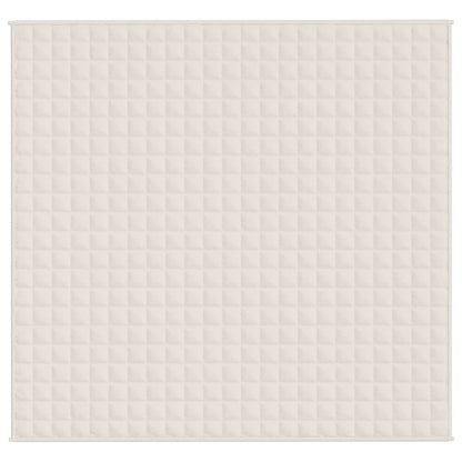 Coperta Ponderata Crema Chiaro 220x240 cm 15 kg Tessuto