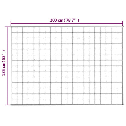 Coperta Ponderata Grigia 135x200 cm 6 kg Tessuto | homemem39