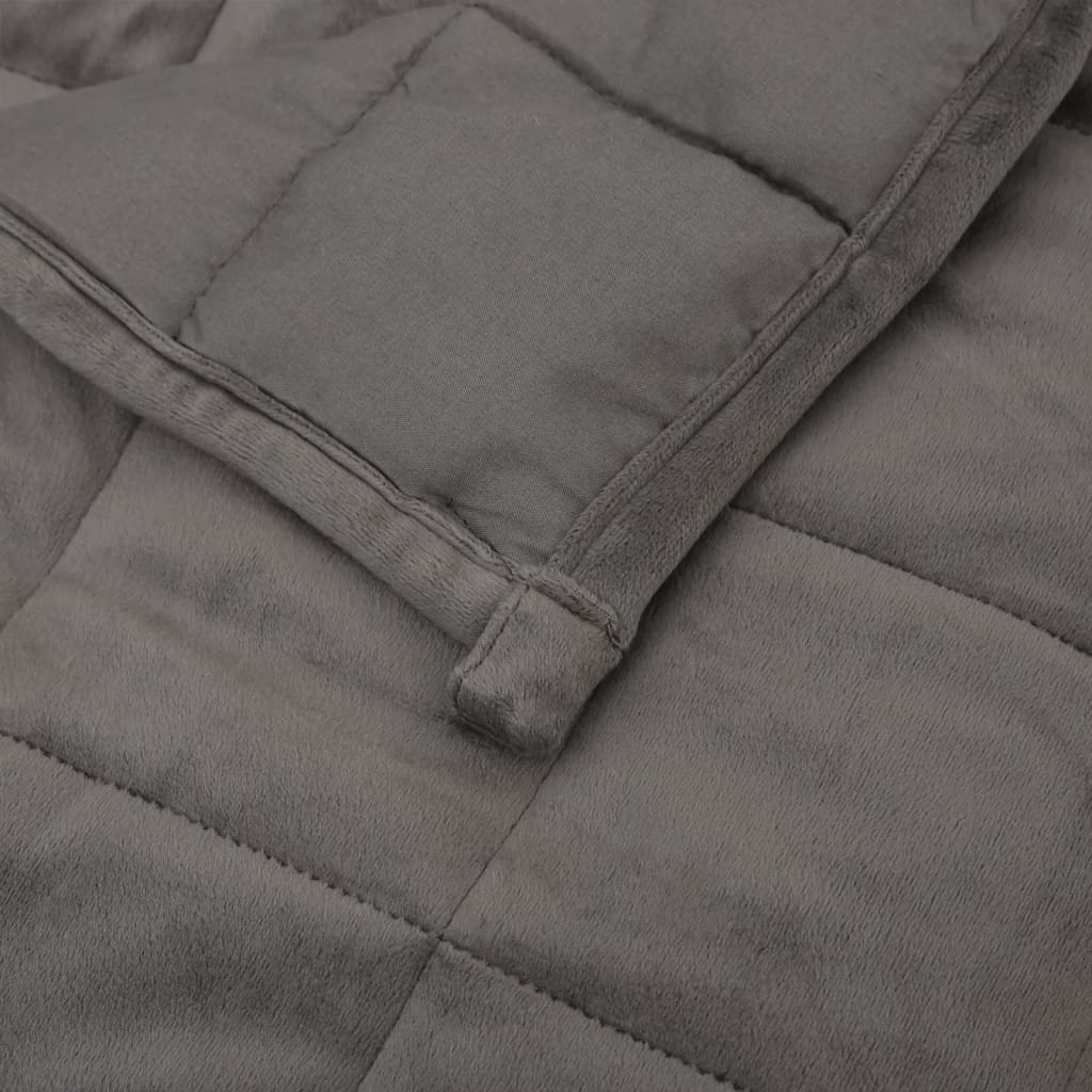 Coperta Ponderata Grigia 140x200 cm 6 kg Tessuto | homemem39