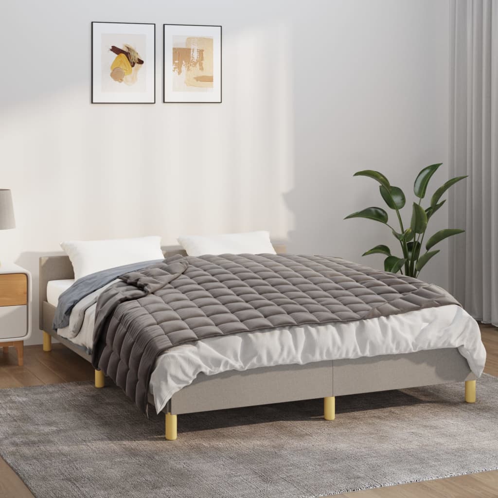 Coperta Ponderata Grigia 140x200 cm 6 kg Tessuto | homemem39