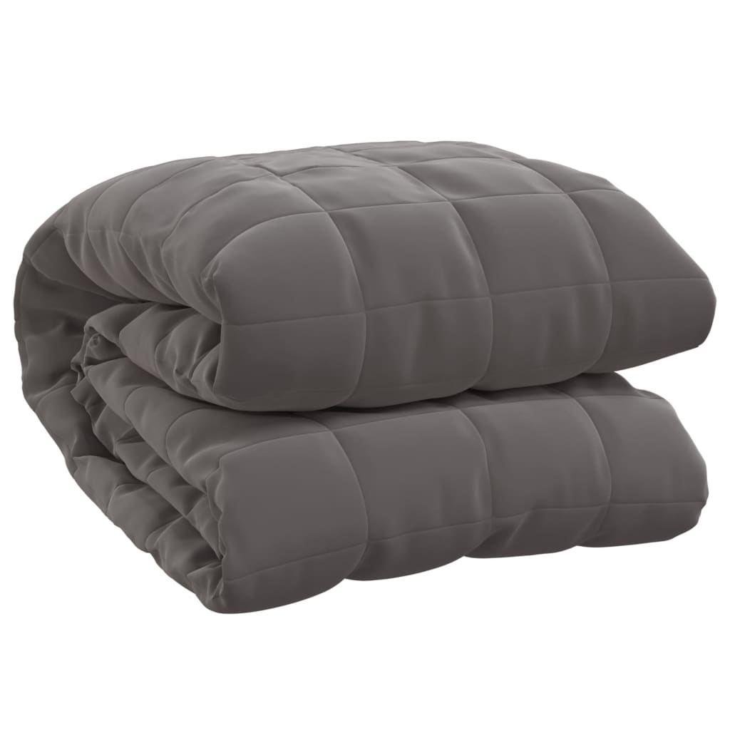 Coperta Ponderata Grigia 152x203 cm 7 kg Tessuto | homemem39