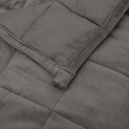 Coperta Ponderata Grigia 152x203 cm 7 kg Tessuto | homemem39