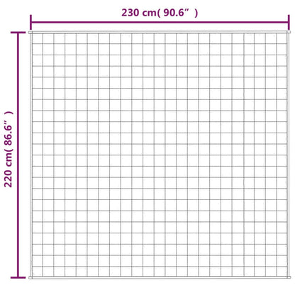 Coperta Ponderata Grigia 220x230 cm 15 kg Tessuto | homemem39