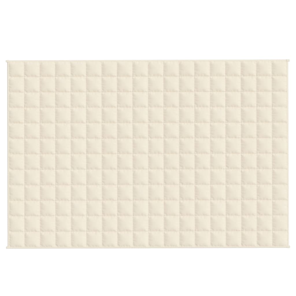 Coperta Ponderata Crema Chiaro 122x183 cm 9 kg Tessuto