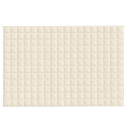 Coperta Ponderata Crema Chiaro 122x183 cm 9 kg Tessuto
