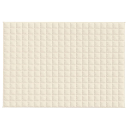 Coperta Ponderata Crema Chiaro 135x200 cm 10 kg Tessuto