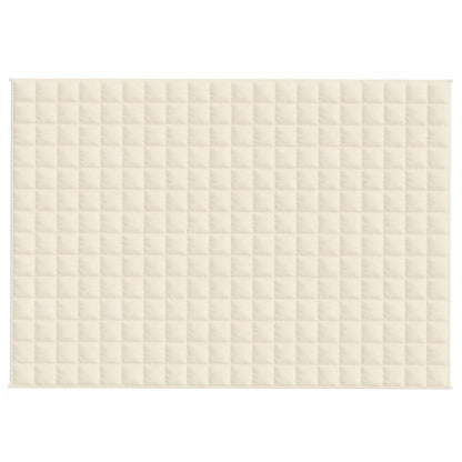 Coperta Ponderata Crema Chiaro 140x200 cm 10 kg Tessuto