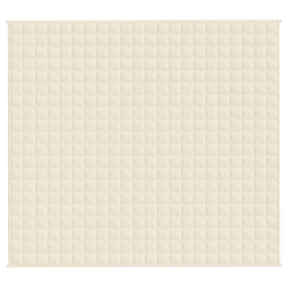 Coperta Ponderata Crema Chiaro 200x220 cm 9 kg Tessuto