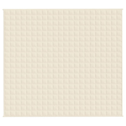 Coperta Ponderata Crema Chiaro 200x230 cm 13 kg Tessuto