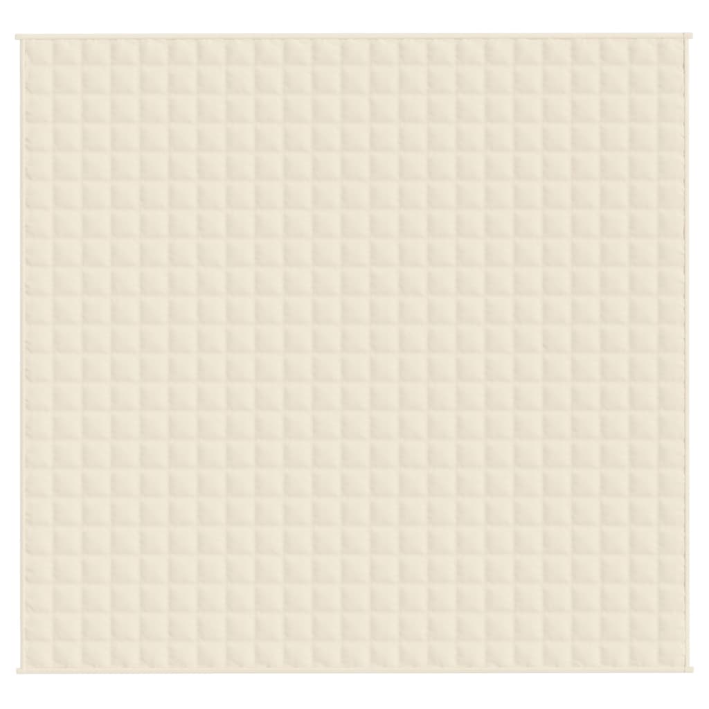 Coperta Ponderata Crema Chiaro 220x230 cm 11 kg Tessuto
