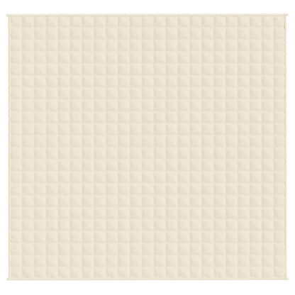 Coperta Ponderata Crema Chiaro 220x230 cm 11 kg Tessuto