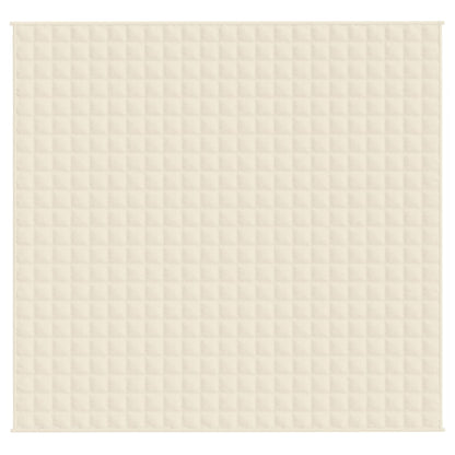 Coperta Ponderata Crema Chiaro 220x230 cm 15 kg Tessuto