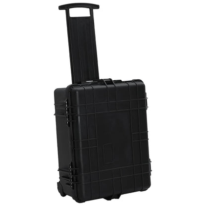 Valigetta da Volo con Ruote Nera 58x45x27 cm in PP | homemem39