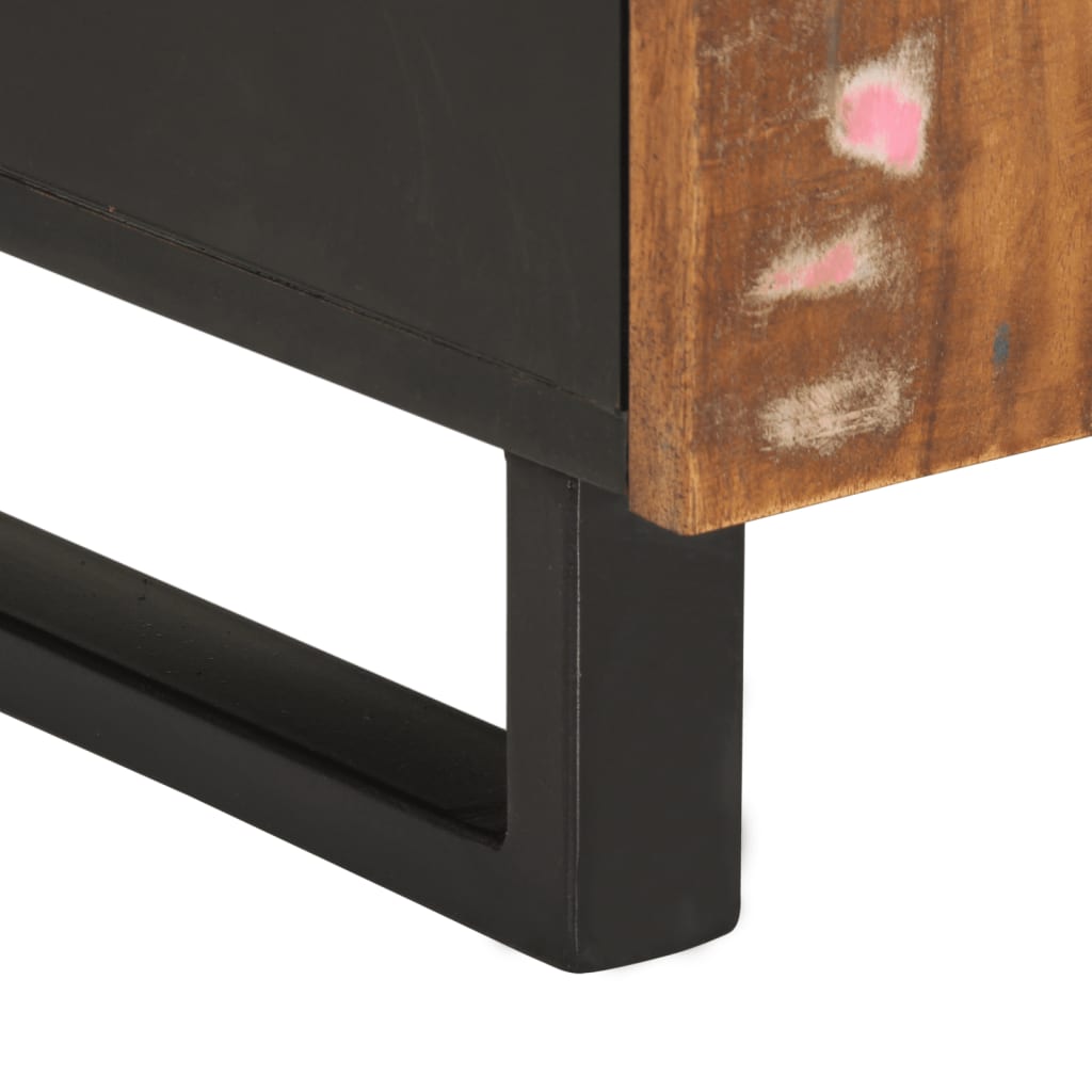 Tavolino Soggiorno 100x54x40cm Massello Recupero e Multistrato