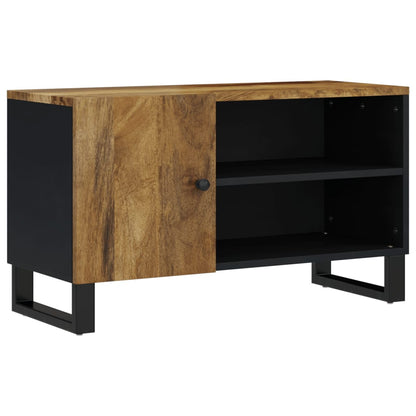 Mobile TV 80x33x46cm Legno Massello Mango e Legno Multistrato