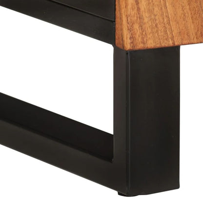 Mobile Lavabo 62x33x58 cm Legno Massello Acacia e Multistrato | homemem39