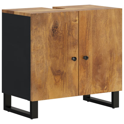 Mobile Lavabo 62x33x58cm Legno Massello Mango Legno Multistrato | homemem39