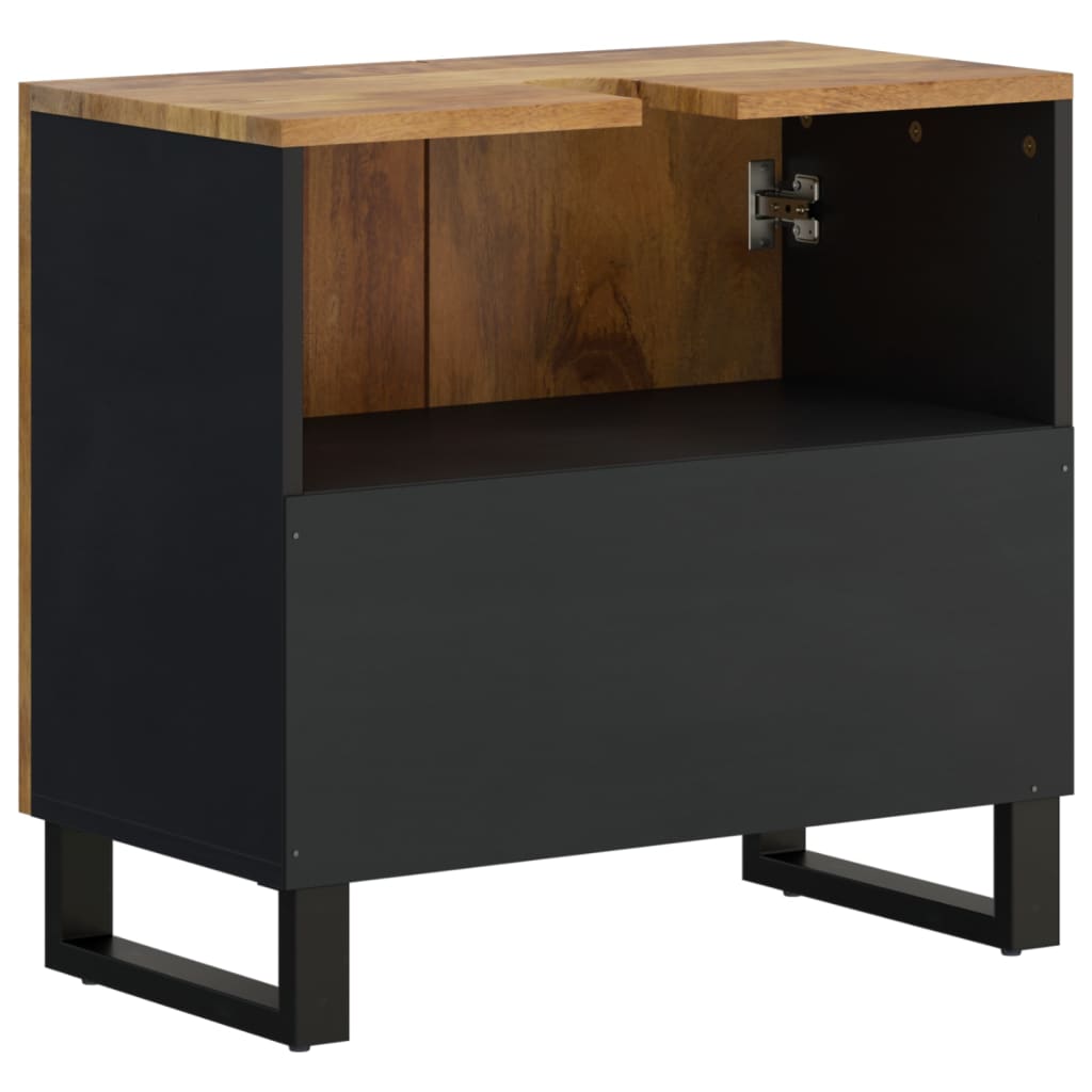 Mobile Lavabo 62x33x58cm Legno Massello Mango Legno Multistrato | homemem39