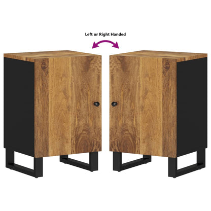 Mobile da Bagno 38x33x58 cm in Legno Massello di Mango