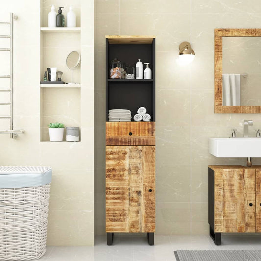 Mobile da Bagno 38x33x160 cm in Legno Massello di Mango | homemem39