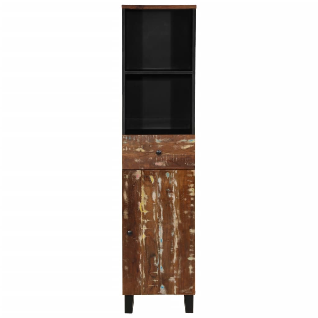 Mobile da Bagno 38x33x160 cm in Legno Massello di Recupero | homemem39