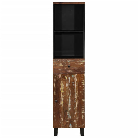 Mobile da Bagno 38x33x160 cm in Legno Massello di Recupero | homemem39