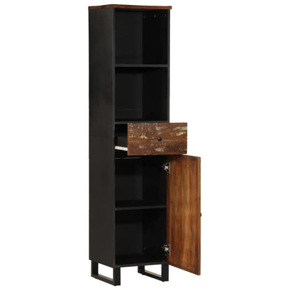 Mobile da Bagno 38x33x160 cm in Legno Massello di Recupero | homemem39