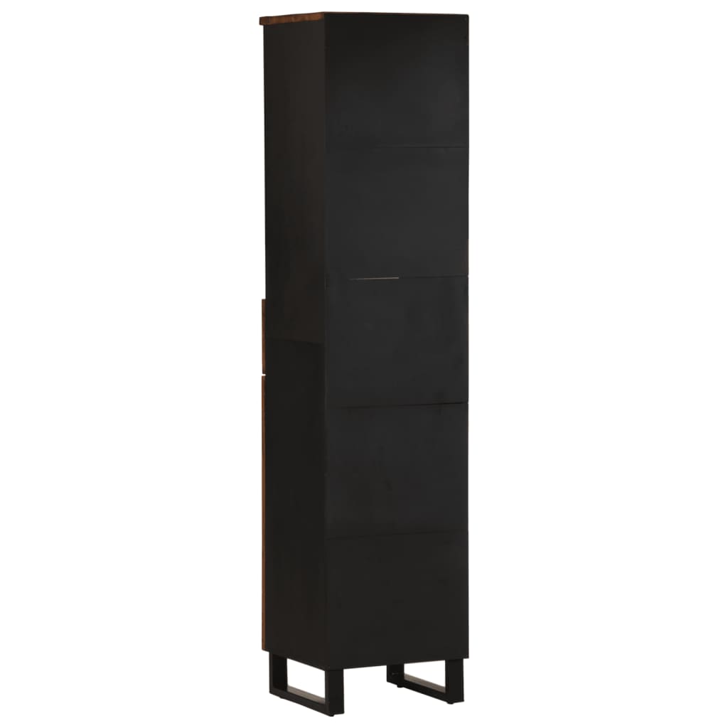 Mobile da Bagno 38x33x160 cm in Legno Massello di Recupero | homemem39
