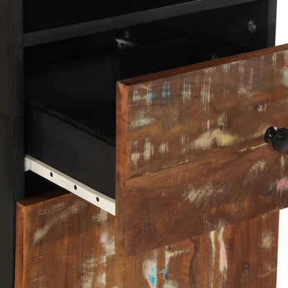 Mobile da Bagno 38x33x160 cm in Legno Massello di Recupero | homemem39