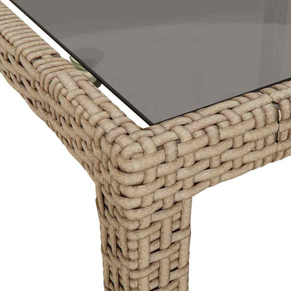 Tavolo da Giardino Beige 190 x 90 x 75 cm polyrattan | homemem39