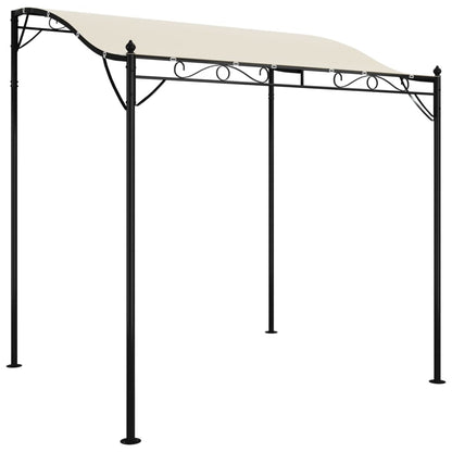 Tettoia Crema 2x2,3 m 180 g/m² Tessuto e Acciaio | homemem39