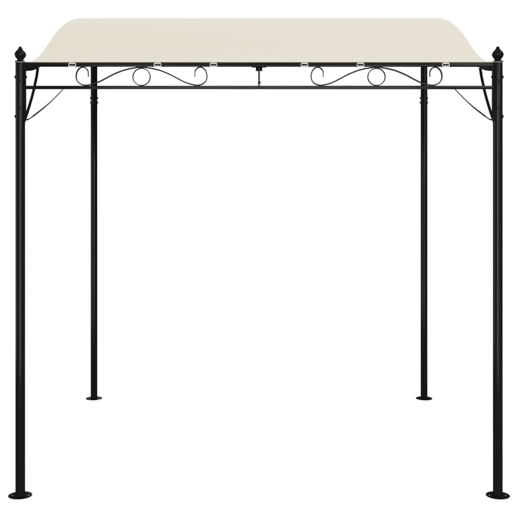 Tettoia Crema 2x2,3 m 180 g/m² Tessuto e Acciaio | homemem39