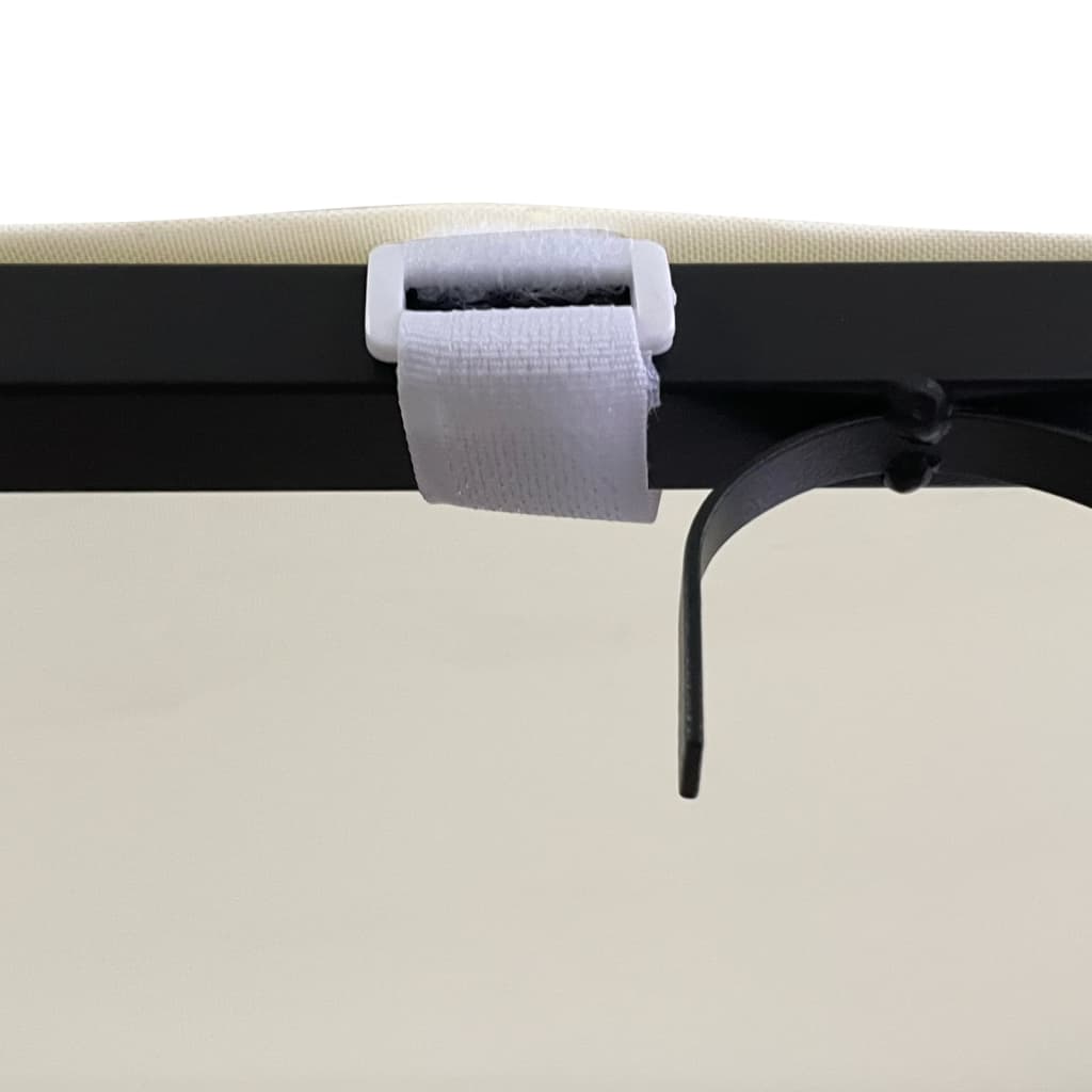 Tettoia Crema 2x2,3 m 180 g/m² Tessuto e Acciaio | homemem39
