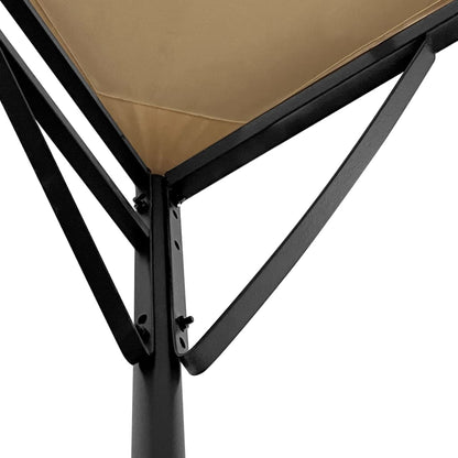 Tettoia Tortora 4x3 m 180 g/m² Tessuto e Acciaio | homemem39