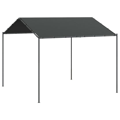 Tenda a Baldacchino Antracite 3x3 m in Acciaio e Tessuto | homemem39