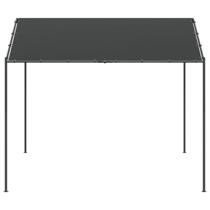 Tenda a Baldacchino Antracite 3x3 m in Acciaio e Tessuto | homemem39