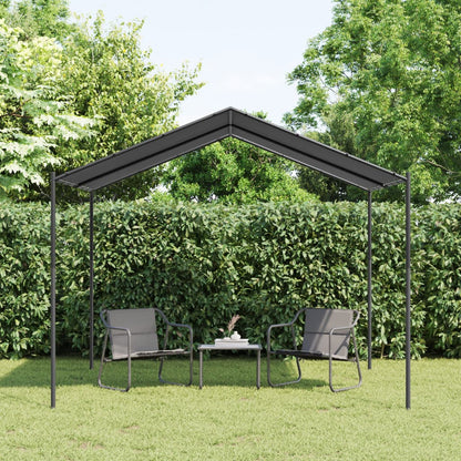 Tenda a Baldacchino Antracite 3x3 m in Acciaio e Tessuto | homemem39