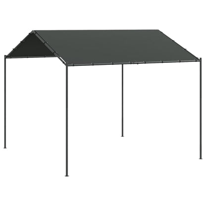 Tenda a Baldacchino Antracite 4x4 m in Acciaio e Tessuto | homemem39
